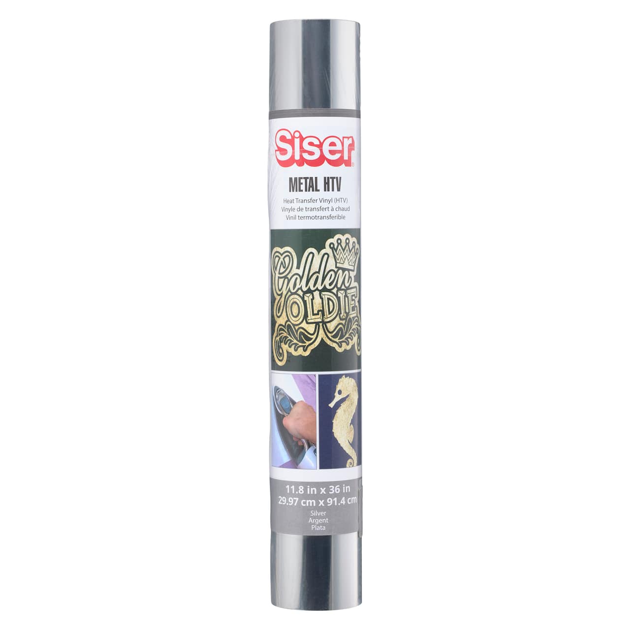 8 Pack: Siser® Metal Heat Transfer Vinyl, Silver
